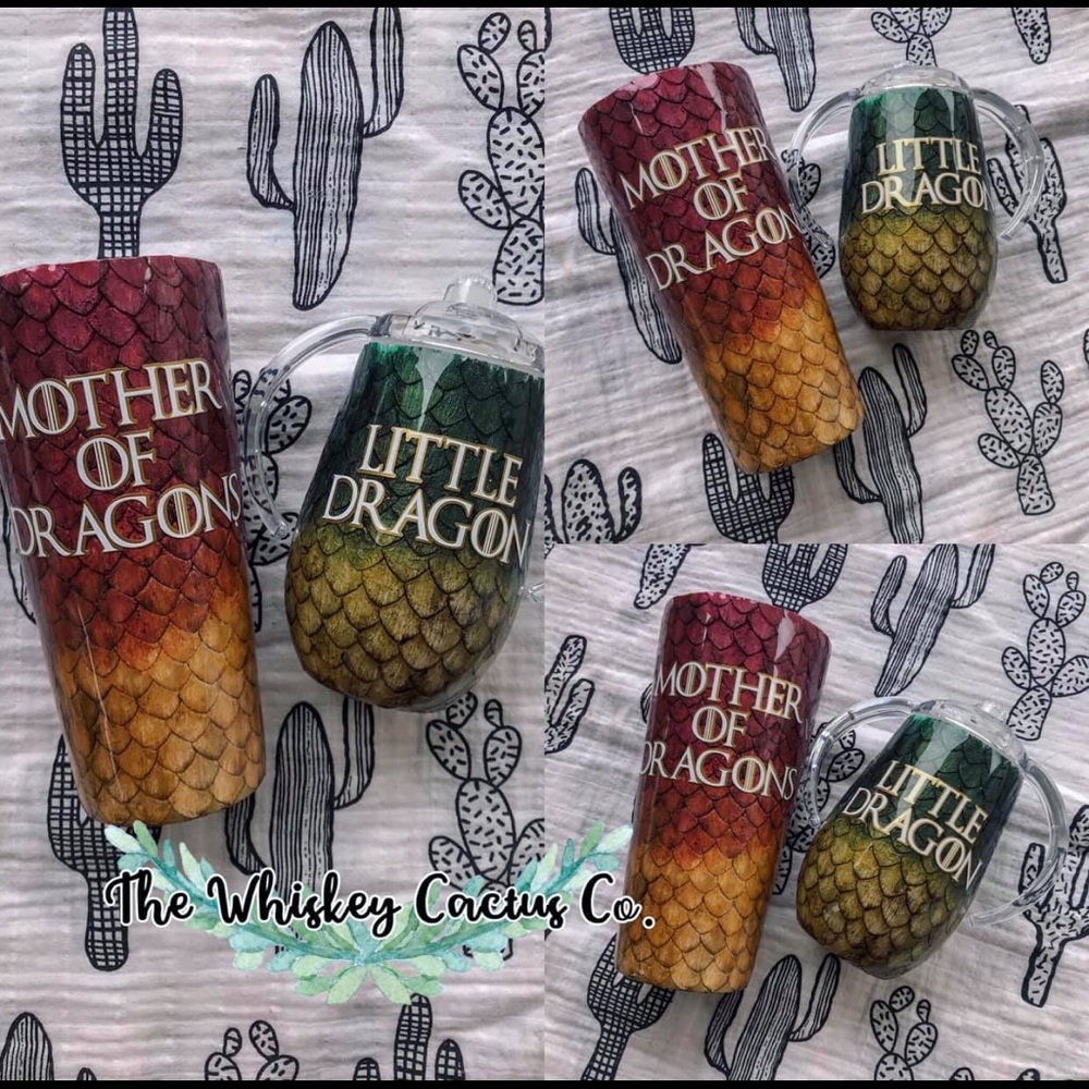 Mommy & Me Dragon Drinkware